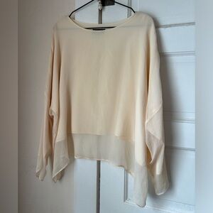 Elegant Cream Women's Top